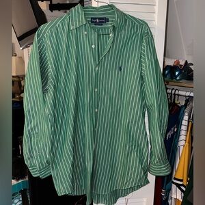 Green Ralph Lauren Dress Shirt